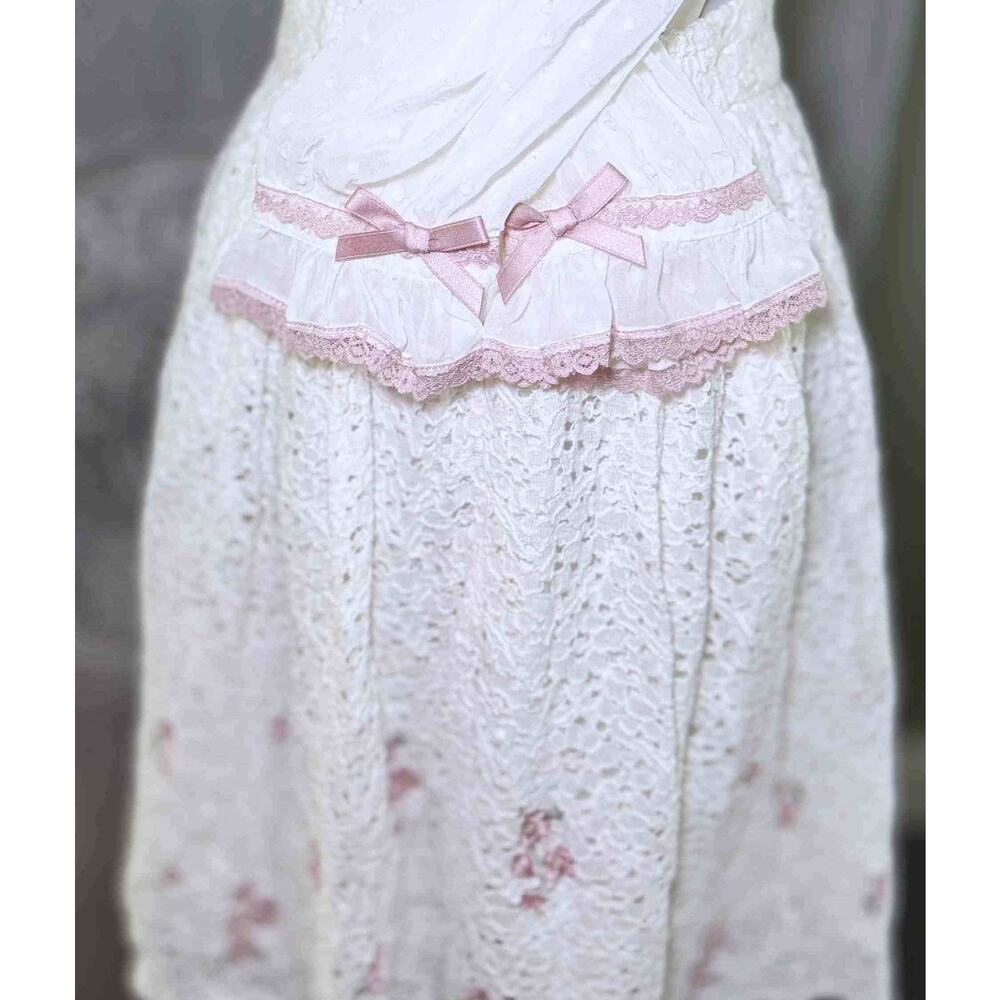 Liz Lisa Dot Dobby Frill Top Floral Lace Skirt Jfashion Gyaru Himekaji Japan - Picture 10 of 16